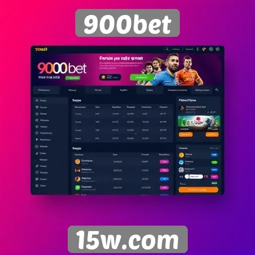 Análise da interface do usuário do site 900bet